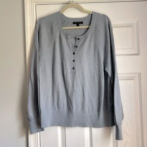 Light Blue Henley sweater size L